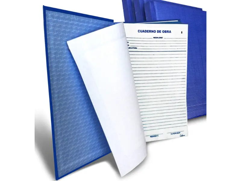 Legalización de cuaderno de obra (Hasta 100)